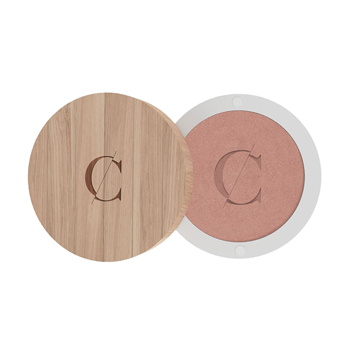 Перламутрові компактні тіні для повік Couleur Caramel Bio Eye Shadow 057, 1.7 г